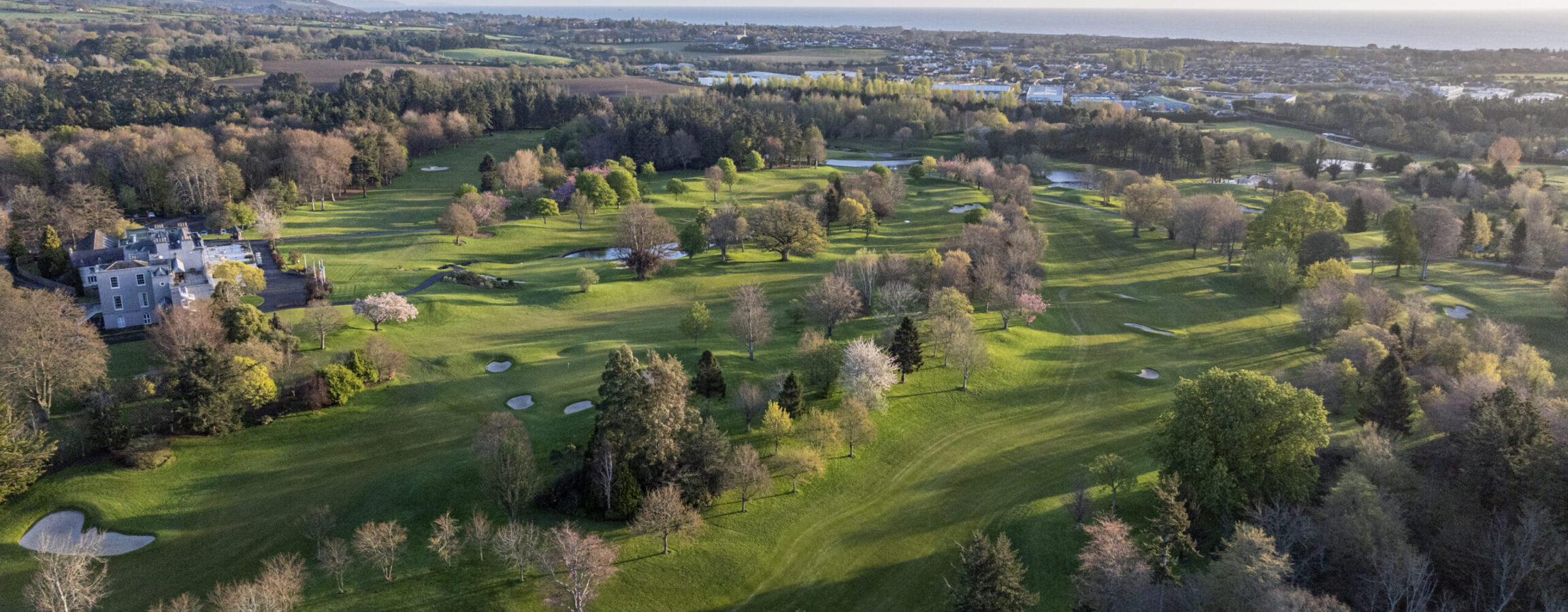 Aerial Shot Over Woodstock House 1