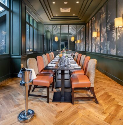 Hugos Restaurant Balcony 1 - Druids Glen