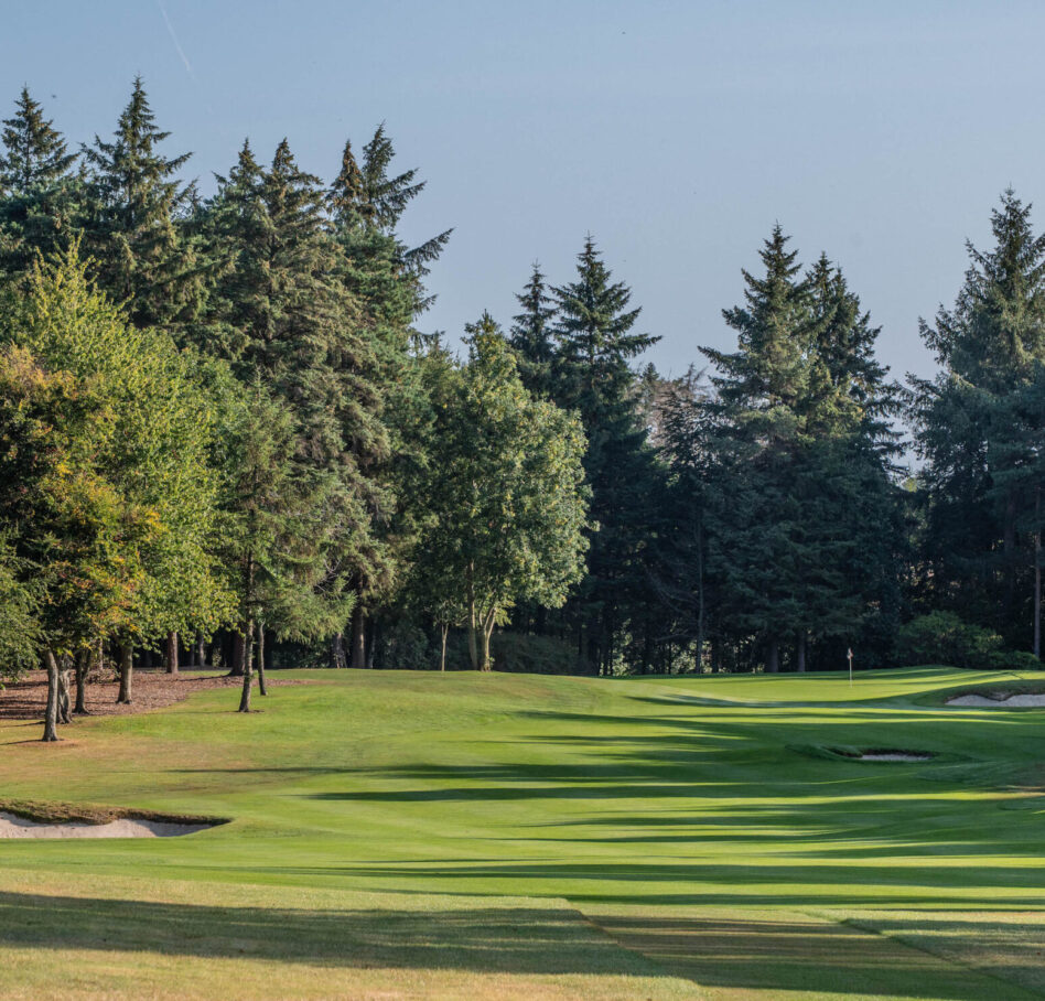 1st fairway to green - Druids Glen
